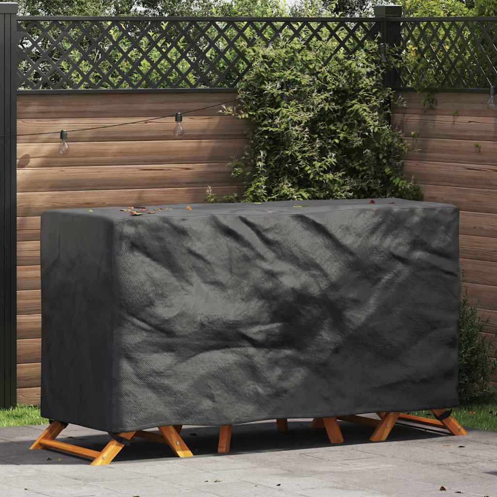 Outdoor Furniture Cover Black 180 x 70 x 90 cm 600D